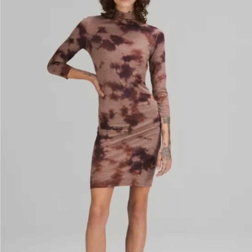 Lululemon lab Wool-Blend Tie Dye Dress size 8 rare
